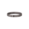 Mano | J . | BRACCIALE UOMO LOOP IN TITANIO A DOPPIA MOLLA CON UN MODULO IN ORO BIANCO 9 KT E DIAMANTI BLACK - SPRBRBOBMTBRBIG (1)