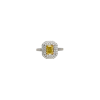 Bartorelli Italian Jewels | ANELLO IN ORO BIANCO CON DIAMANTE FANCY YELLOW E DIAMANTI BIANCHI - 035-VR26512 (2)