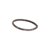 Mano | J . | BRACCIALE TENNIS LINEA ELASTICA IN TITANIO, ORO ROSSO 18 KT E 10 DIAMANTI WHITE DA 5 PUNTI - TENBRT11WRGBR5PT (2)