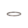 Mano | J . | BRACCIALE TENNIS LINEA ELASTICA IN TITANIO, ORO ROSSO 18 KT E 10 ZAFFIRI BLU DA 5 PUNTI - TENBRT11ZARGBR5PT (1)