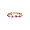 Bartorelli Italian Jewels | BRACCIALE IN ORO ROSA CON RODOLITI E DIAMANTI - 1PU0032278/1 (1)