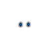 Bartorelli Italian Jewels | ORECCHINI A  LOBO IN ORO BIANCO CON ZAFFIRI BLU E DIAMANTI - 035-VE28490 (1)