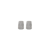Bartorelli Italian Jewels | ORECCHINI A CERCHIO LARGO, PICCOLI IN ORO BIANCO E DEMI-PAV&Eacute; DI DIAMANTI - 117-OR132 (1)