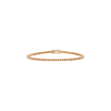 Bartorelli Italian Jewels | BRACCIALE TENNIS IN ORO ROSA E DIAMANTI BROWN - 329-L1052-E (1)