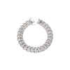 Bartorelli Italian Jewels | BRACCIALE GROUMETTE IN ORO BIANCO FULL PAV&Eacute; DI DIAMANTI - 117-B245 (1)