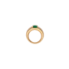 Bartorelli Italian Jewels | ANELLO A FASCIA ALTA IN ORO  ROSA CON DIAMANTE FANCY YELLOW CERTIFICATO GIA, SMERALDO, ZAFFIRO BLU E PAV&Eacute; DI DIAMANTI BIANCHI, - 000-4218NS BIS (2)
