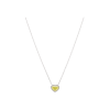 Bartorelli Italian Jewels | COLLANA IN ORO BIANCO CON PENDENTE CUORE FANCY YELLOW CERTIFICATO GIA E DIAMANTI - 6631 (1)