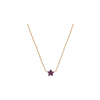 Bartorelli Italian Jewels | COLLANA IN ORO ROSA CON STELLA PAV&Eacute; DI RUBINI - 223673 (1)