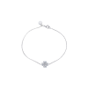 Bartorelli Italian Jewels | BRACCIALE IN ORO BIANCO CON QUADRIFOGLIO IN PAV&Eacute; DI DIAMANTI - 261335 (1)