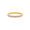 Bartorelli Italian Jewels | BRACCIALE ELASTICO IN ORO ROSA CON PAV&Eacute; DI DIAMANTI BIANCHI - 285-3040 (1)