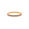 Bartorelli Italian Jewels | BRACCIALE ELASTICO IN ORO ROSA CON PAV&Eacute; DI DIAMANTI BROWN - 285-3040 (1)
