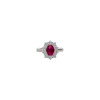 Bartorelli Italian Jewels | ANELLO ROSETTA IN ORO BIANCO CON RUBINO CERTIFICATO E DIAMANTI - 326-AN-1000 (2)
