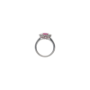 Bartorelli Italian Jewels | ANELLO ROSETTA IN ORO BIANCO CON RUBINO CERTIFICATO E DIAMANTI - 326-AN-1000 (3)