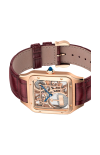 Cartier | SANTOS-DUMONT MICRO ROTORE, MODELLO GRANDE, SCHELETRATO, ORO ROSA, AUTOMATICO - WHSA0030 (4)