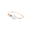 Vhernier | BRACCIALE FRECCIA IN ORO ROSA CON MADREPERLA BIANCA E CRISTALLO DI ROCCA - 0N1601BR260 (2)