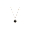 Chopard | CHOPARD - COLLANA CON PENDENTE HAPPY HEARTS ORO ROSA ETICO, DIAMANTI, ONICE - 79A074 (1)