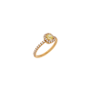Bartorelli Italian Jewels | ANELLO IN ORO ROSA CON DIAMANTE FANCY YELLOW E DIAMANTI BIANCHI - 372-3645-GI-3/4 (1)
