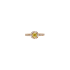 Bartorelli Italian Jewels | ANELLO IN ORO ROSA CON DIAMANTE FANCY YELLOW E DIAMANTI BIANCHI - 372-3645-GI-3/4 (2)