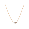 Pomellato | COLLANA SABBIA IN ORO ROSA CON DIAMANTE BROWN E PAV&Eacute; DI DIAMANTI BIANCHI - PCC4070O6WHRDB0BR (1)