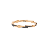 Bartorelli Italian Jewels | BRACCIALE FULMINE BANGLE IN ORO ROSA E DIAMANTI NERI - VB29825DKP (1)