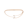 Bartorelli Italian Jewels | COLLANA GIROCOLLO RIGIDA RAMI IN ORO ROSA E DIAMANTI - VNH04887DP (1)