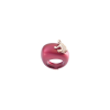 Dada Arrigoni | ANELLO HAPPY FROG CON RANA IN ORO ROSA E DIAMANTI SU BASE GRANDE IN ARGENTO ROSSO MAGENTA SATIN - DHF08ANSRRRDI (1)
