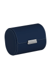Scatola Del Tempo | POCHETTE 2 ASTUCCIO PER OROLOGI IN PELLE BLU NOTTE/CREMA (2)
