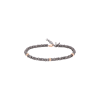 Mano | J . | BRACCIALE UOMO CON ANELLINI IN TITANIO E ORO ROSSO 9 KT - ABR1AR3 (1)