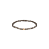 Mano | J . | BRACCIALE UOMO A MOLLA CON SASSI PICCOLI IN TITANIO E UN SASSO IN ORO ROSSO 9 KT - SPRPEPSMBRT1RG (1)