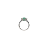 Bartorelli Italian Jewels | ANELLO ROSETTA IN ORO BIANCO CON SMERALDO E DIAMANTI - 326-AN-1001-6-8 (3)