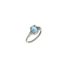 Bartorelli Italian Jewels | ANELLO IN ORO BIANCO CON ACQUAMARINA E DIAMANTI BIANCHI - 147974 (1)