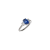 Bartorelli Italian Jewels | ANELLO IN ORO BIANCO CON ZAFFIRO CENTRALE, DIAMANTI LATERALI E SUL GAMBO - 000-4888NS (1)