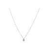 Bartorelli Italian Jewels | COLLANA IN ORO BIANCO CON DIAMANTE BIANCO - 392-5508 (1)