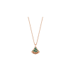 Bulgari | COLLANA DIVAS' DREAM MIN ORO ROSA CON ELEMENTO IN MALACHITE E PAV&Eacute; DI DIAMANTI - CL860210 (2)