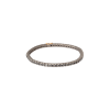 Mano | J . | BRACCIALE TENNIS CLASSICO IN TITANIO, ORO ROSSO 18 KT E DIAMANTI BLACK DA 5 PUNTI. - MINTENBRTBBR5PT (1)