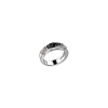 Zancan | ANELLO ZANCAN IN ORO 18KT CON DIAMANTI BIANCHI E DIAMANTI NERI - EA360BR (1)
