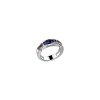 Zancan | ANELLO ZANCAN IN ORO 18KT CON ZAFFIRI E DIAMANTI NERI - EA359BR (1)