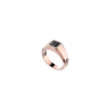 Zancan | ANELLO ZANCAN IN ORO 18KT CON DIAMANTE NERO - UA022R (1)