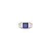 Zancan | ANELLO ZANCAN IN ORO 18KT CON ZAFFIRO BLU E DIAMANTI - EA396RB (3)