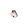 Zancan | ANELLO ZANCAN IN ORO 18KT CON DIAMANTI NERI - EA386R (1)