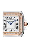 Cartier | PANTH&Egrave;RE DE CARTIER MODELLO PICCOLO, ORO ROSA, ACCIAIO, DIAMANTI, QUARZO - W3PN0014 (5)
