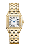 Cartier | PANTH&Egrave;RE DE CARTIER MODELLO MEDIO, ORO GIALLO, DIAMANTI, QUARZO - WJPN0085 (1)