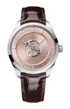Omega | DE VILLE TOURBILLON 43 MM, ORO CANOPUS GOLD&trade; SU PELLE - LIMITED EDITION - 529.53.43.22.99.001 (1)