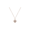 Chopard | CHOPARD - CIONDOLO CON CATENA HAPPY HEARTS IN ORO ROSA ETICO, DIAMANTI - 79A075 (1)