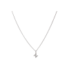 Bartorelli Italian Jewels | GIROCOLLO IN ORO BIANCO CON PENDENTE LETTERA 