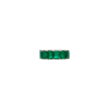 Bartorelli Italian Jewels | ANELLO VERETTA IN ORO BIANCO CON SMERALDI - 369-4888 (2)