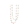 Pasquale Bruni | SAUTOIR FIGLIA DEI FIORI IN ORO ROSA CON AGATA VERDE, CORNIOLA ROSSA, ONICE, PIETRA DI LUNA BIANCA, CALCEDONIO ROSA, CITRINO, AMETISTA, TOPAZIO BLU LONDON, QUARZO FUM&Eacute;, TOPAZIO BLU, LAPISLAZZULI, CRISOPRASIO, GRANATO ROSSO, TURCHESE, AGATA BIANCA, CALCEDONIO AZZURRO E DIAMANTI - 16705R (1)