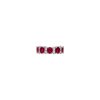 Bartorelli Italian Jewels | ANELLO VERETTA IN ORO BIANCO CON DIAMANTI E ZAFFIRI ROSA - 000-5136-204 (2)