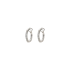 Bartorelli Italian Jewels | ORECCHINI A CERCHIO IN ORO BIANCO E DIAMANTI - 000-5550NS (1)