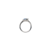 Bartorelli Italian Jewels | ANELLO IN ORO BIANCO CON ZAFFIRO BLU CENTRALE E CONTORNO DI DIAMANTI - 372-3879 (3)
